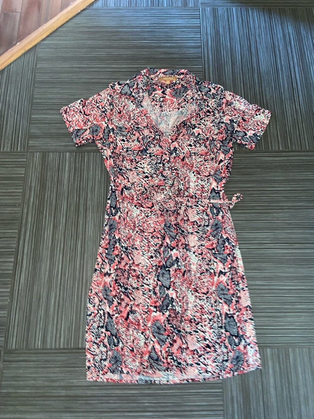 Ellen Tracy shirt dress slip dress pink size large l